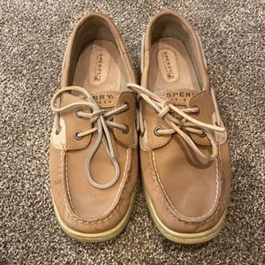 Sperry boat shoes.